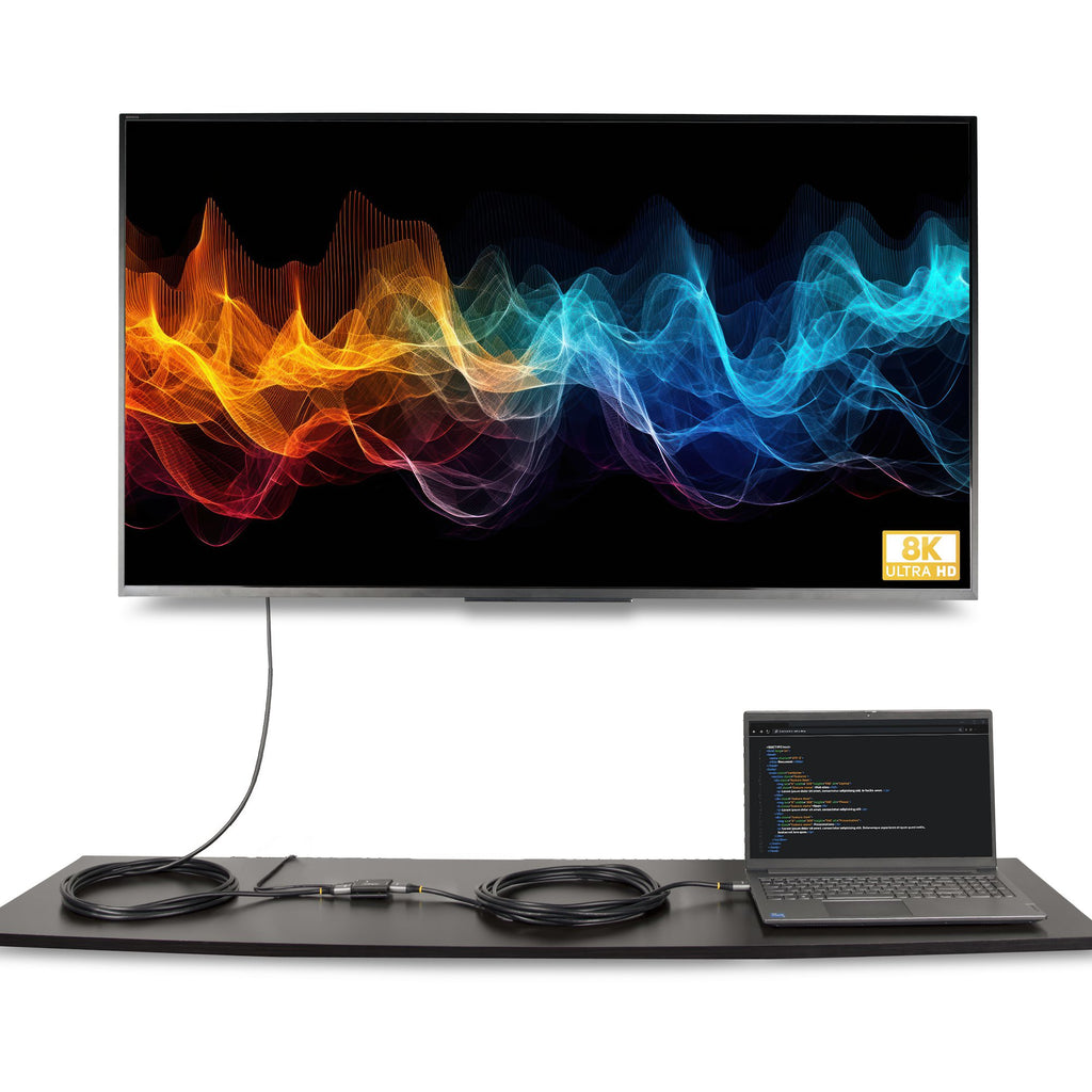 StarTech.com 33FT-8K-HDMI-BOOSTER extensor audio/video Repetidor de señales AV Negro (5)