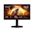 AOC G4 25G4KUR pantalla para PC 62,2 cm (24.5") 1920 x 1080 Pixeles Full HD LED Negro, Rojo