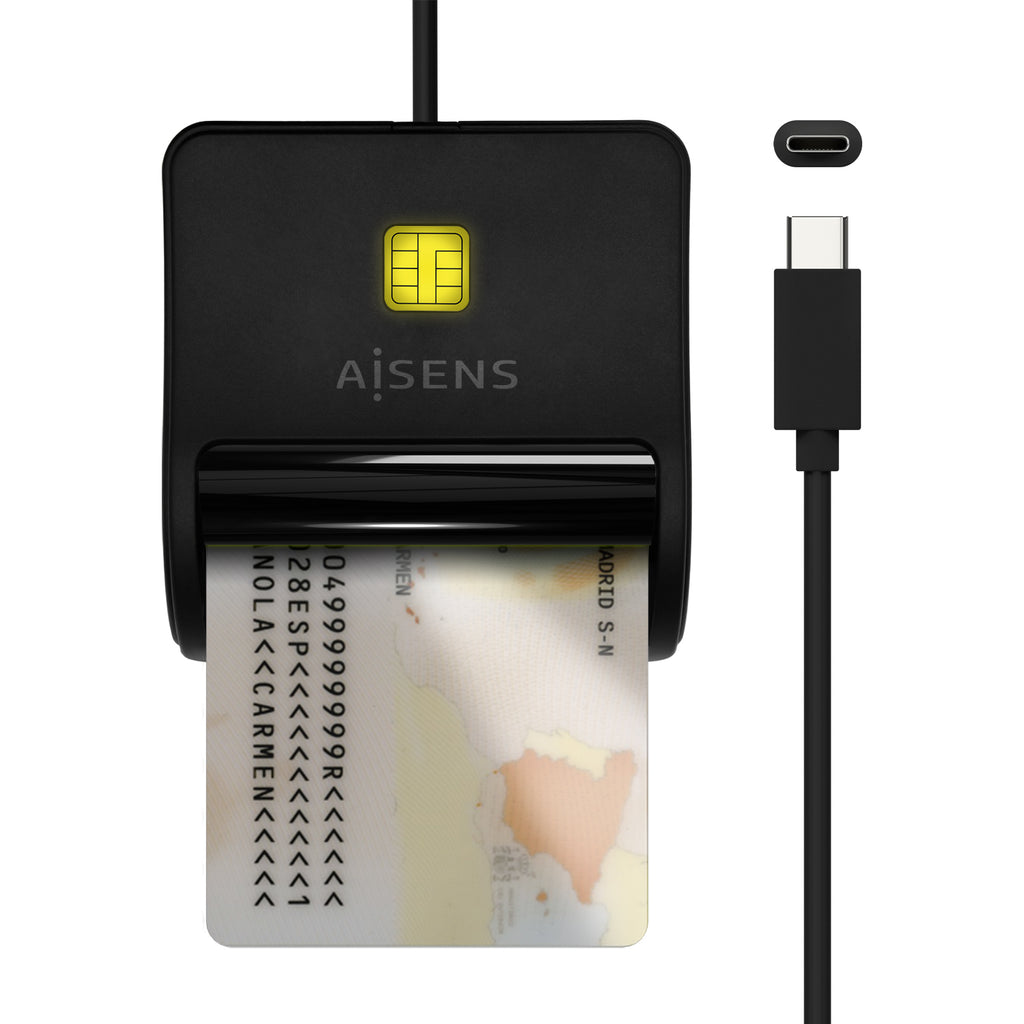 AISENS ASCR-SN03C-BK lector de control de acceso Lector USB de control de acceso (6)