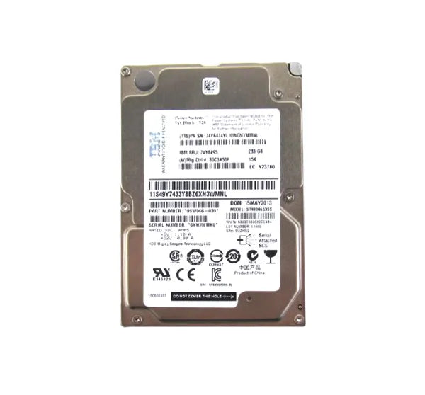IBM Harddrive 283GB 15K RPM 74Y6474-RFB – Reacondicionado (2)