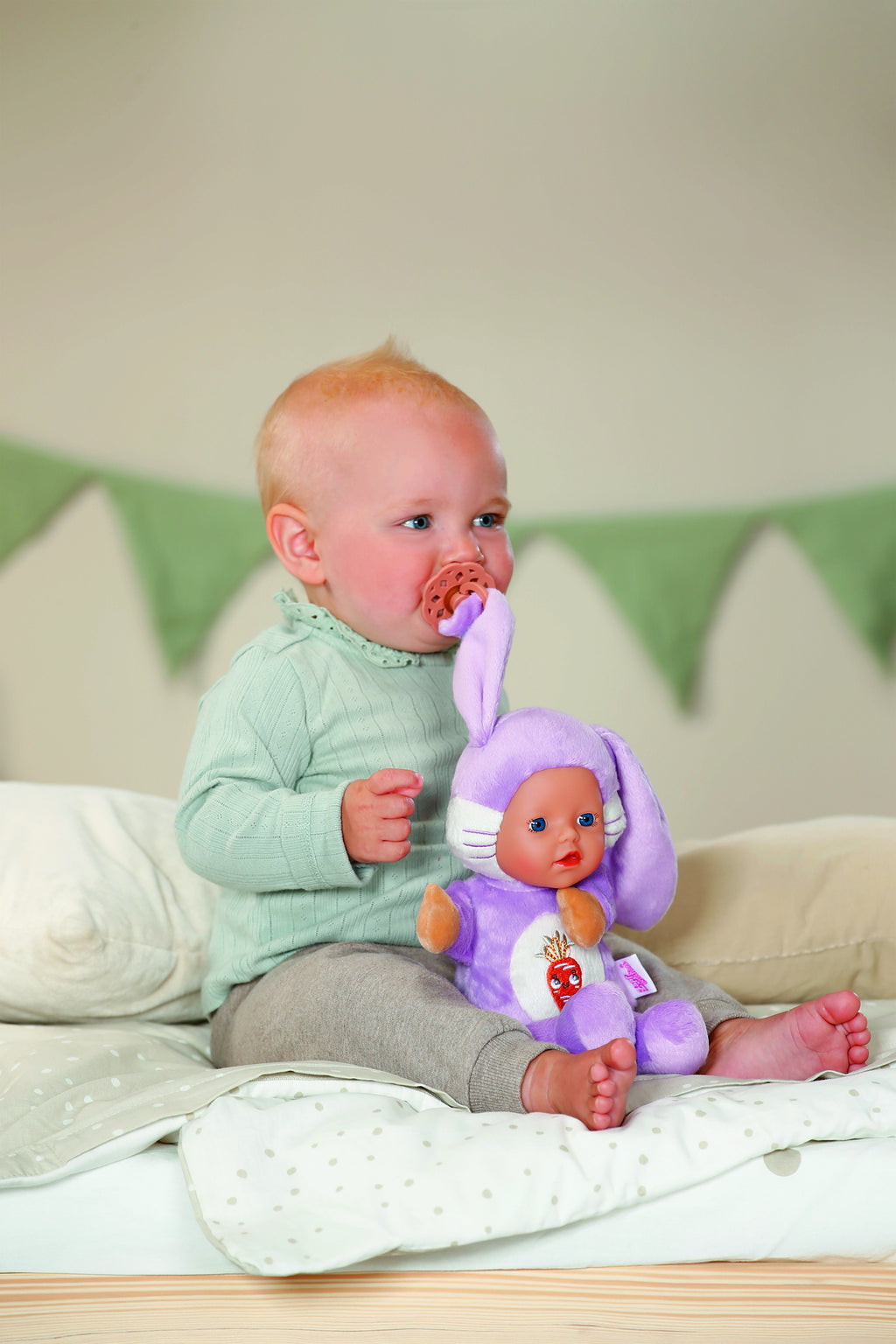 Zapf BABY born para bebés Conejito Divertido 26cm