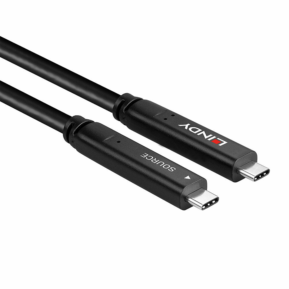 Lindy 43398 cable USB USB 3.2 Gen 1 (3.1 Gen 1) 10 m USB C 5 Gbit/s 60 W Negro (4)