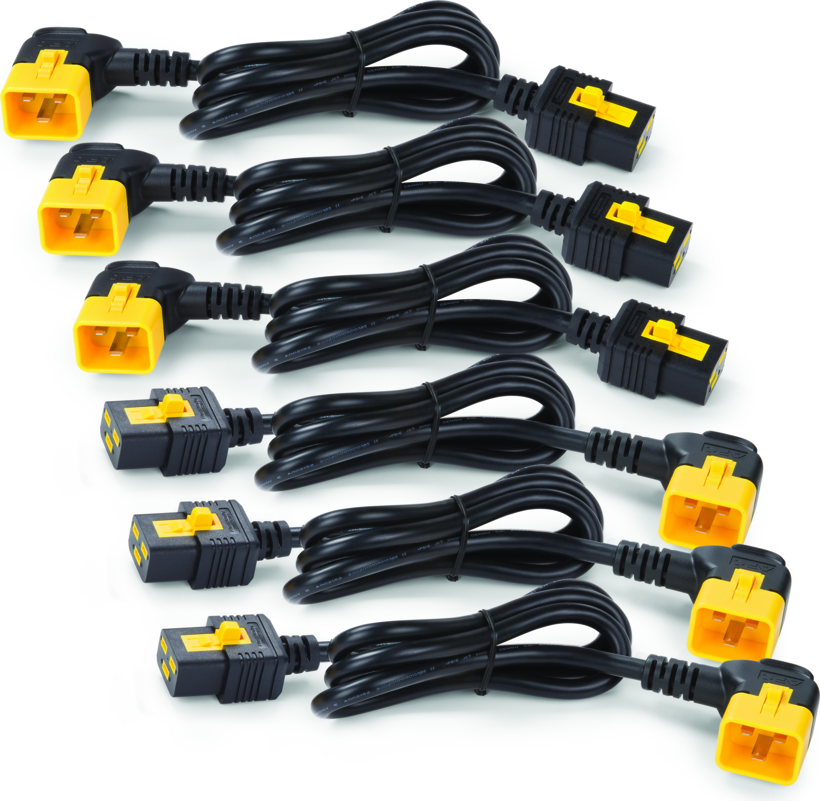 Kit cables alim. C19 a C20, 3L+3R 1,8 m
