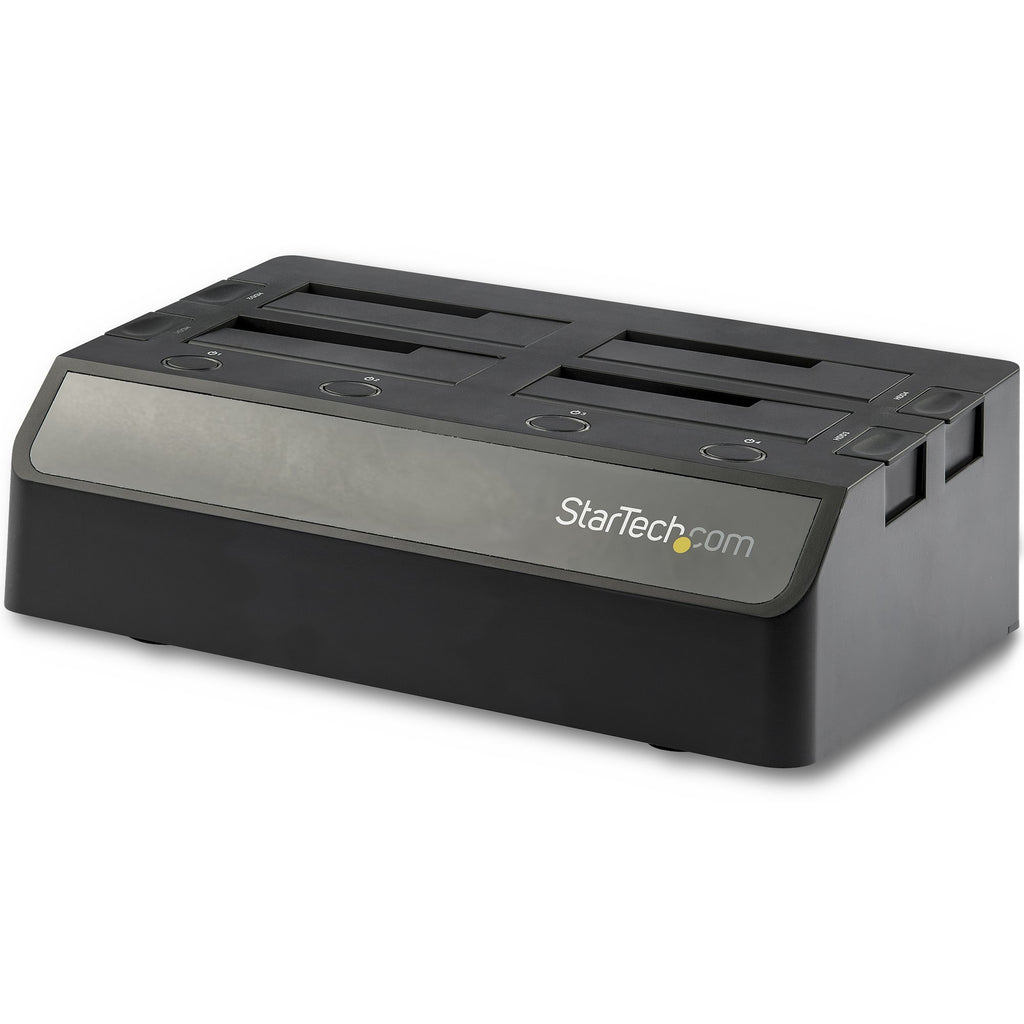 StarTech.com SDOCK4U313 base de conexión para disco duro USB 3.2 Gen 2 (3.1 Gen 2) Type-C Negro