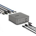 StarTech.com 215UE-TB5USB4DOCK base para portátil y replicador de puertos Alámbrico Gris (2)