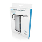 AISENS ASUC-8P010-GR base para portátil y replicador de puertos Alámbrico USB 3.2 Gen 1 (3.1 Gen 1) Type-C (8)