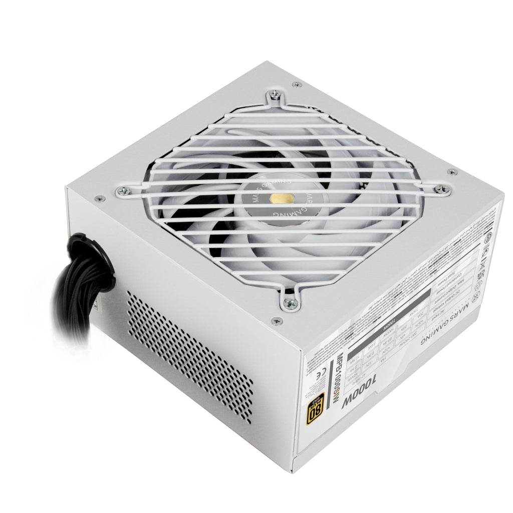 Mars Gaming MPB1000SIW unidad de fuente de alimentación 1000 W 24-pin ATX ATX Blanco (4)