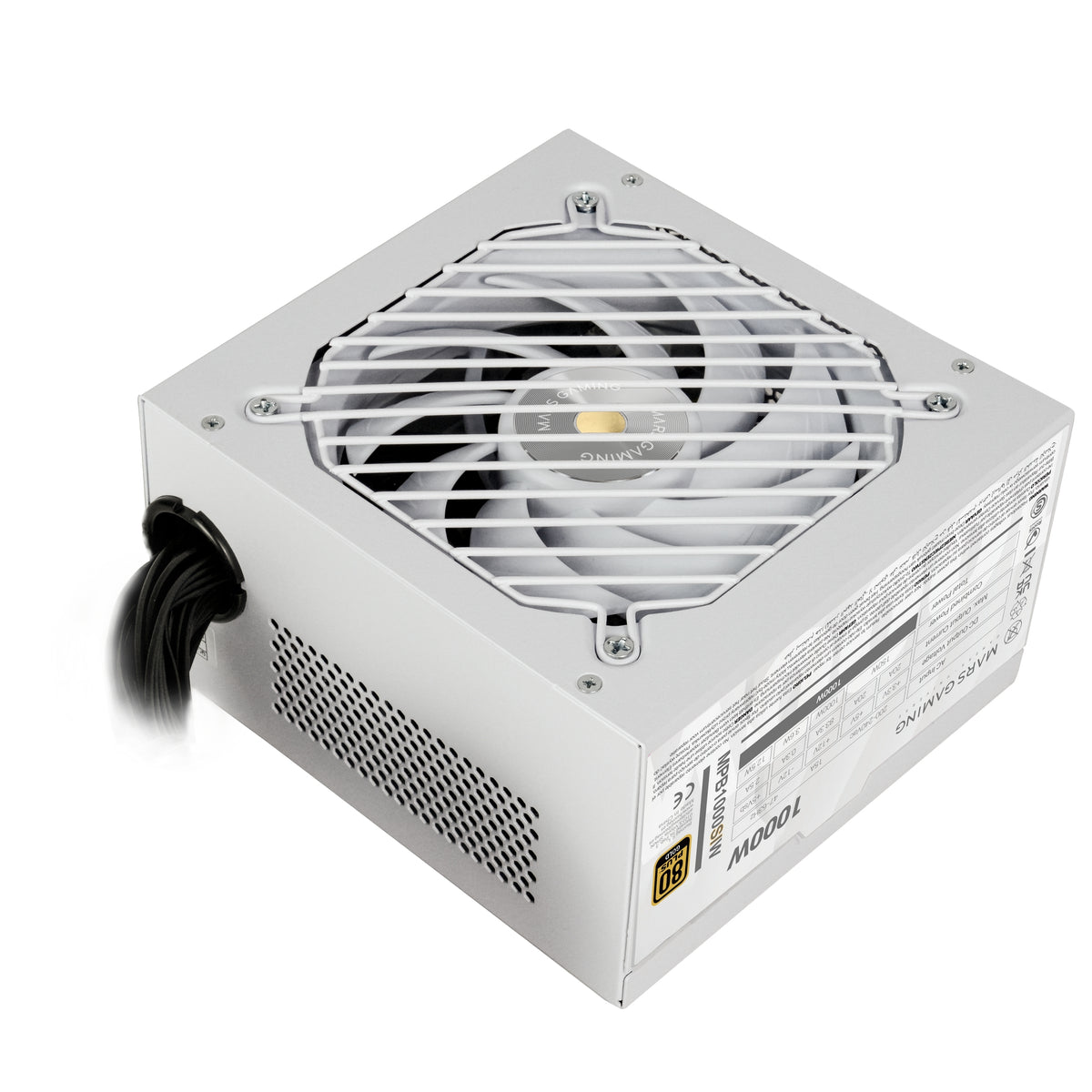 Mars Gaming MPB1000SIW unidad de fuente de alimentación 1000 W 24-pin ATX ATX Blanco (4)