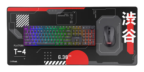 Trust GXT 759 XXL Alfombrilla de ratón para juegos Negro, Rojo (5)