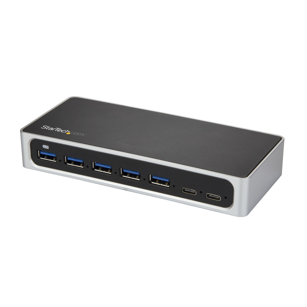StarTech.com HB30C5A2CSC hub de interfaz USB 3.2 Gen 1 (3.1 Gen 1) Type-B 5000 Mbit/s Negro, Plata