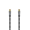 Hama 00205071 cable coaxial 3 m Negro, Gris