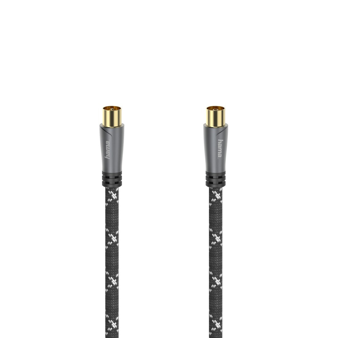 Hama 00205071 cable coaxial 3 m Negro, Gris