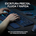 Logitech MX Keys S Combo teclado Ratón incluido Oficina Bluetooth QWERTY Español Grafito (5)