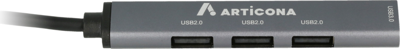 Hub USB ARTICONA 2.0 + 3.0 4 pu. tipo C (3)