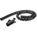 StarTech.com CMSCOILED3 organizador de cables Pasacables Negro 1 pieza(s)