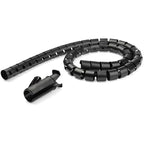 StarTech.com CMSCOILED3 organizador de cables Pasacables Negro 1 pieza(s)