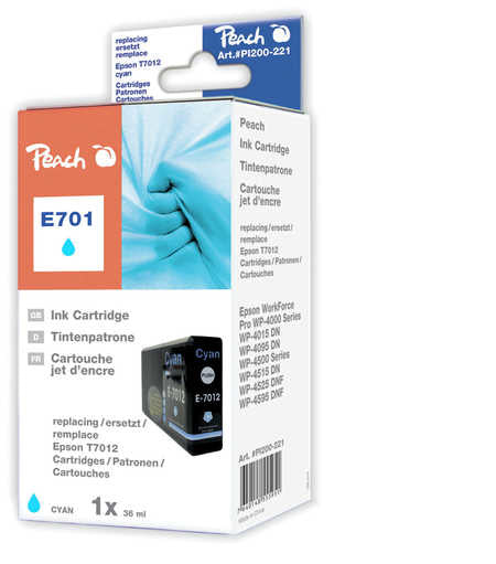 Peach 315376 cartucho de tinta 1 pieza(s) Cian