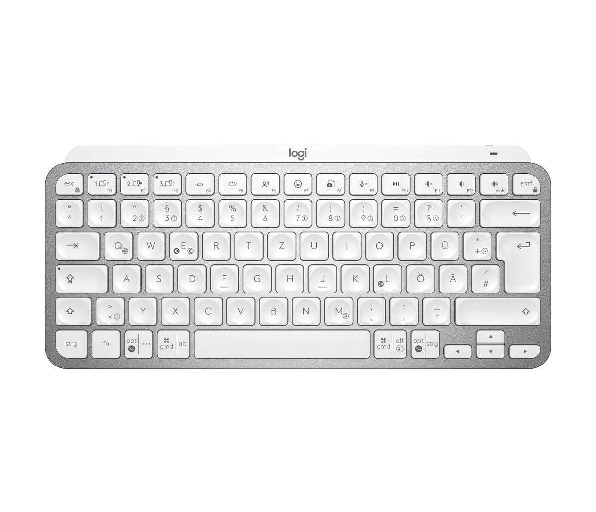 Logitech MX Keys Mini teclado Oficina RF Wireless + Bluetooth QWERTZ Alemán Gris (2)
