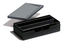 Durable Varicolor Organizador de cajón de escritorio Plástico, Goma Antracita