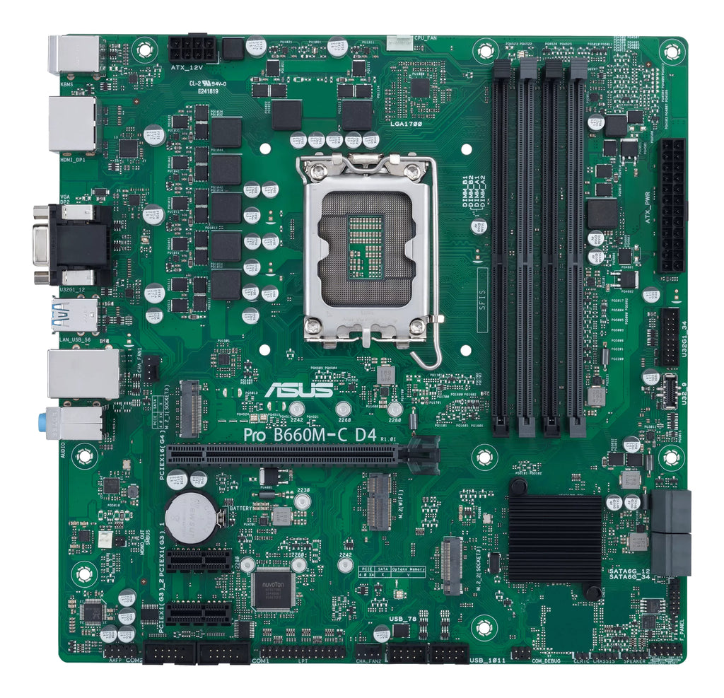 ASUS PRO B660M-C D4-CSM Intel B660 LGA 1700 micro ATX (3)