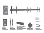 Multibrackets 4356 soporte para pantalla de señalización Negro (7)
