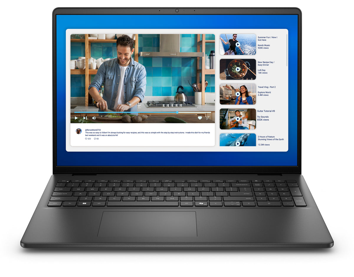 DELL DC16250 Intel Core 5 120U Portátil 40,6 cm (16") Full HD+ 8 GB DDR5-SDRAM 512 GB SSD Wi-Fi 6 (802.11ax) Windows 11 Pro Negro Checa, Eslovaco (3)
