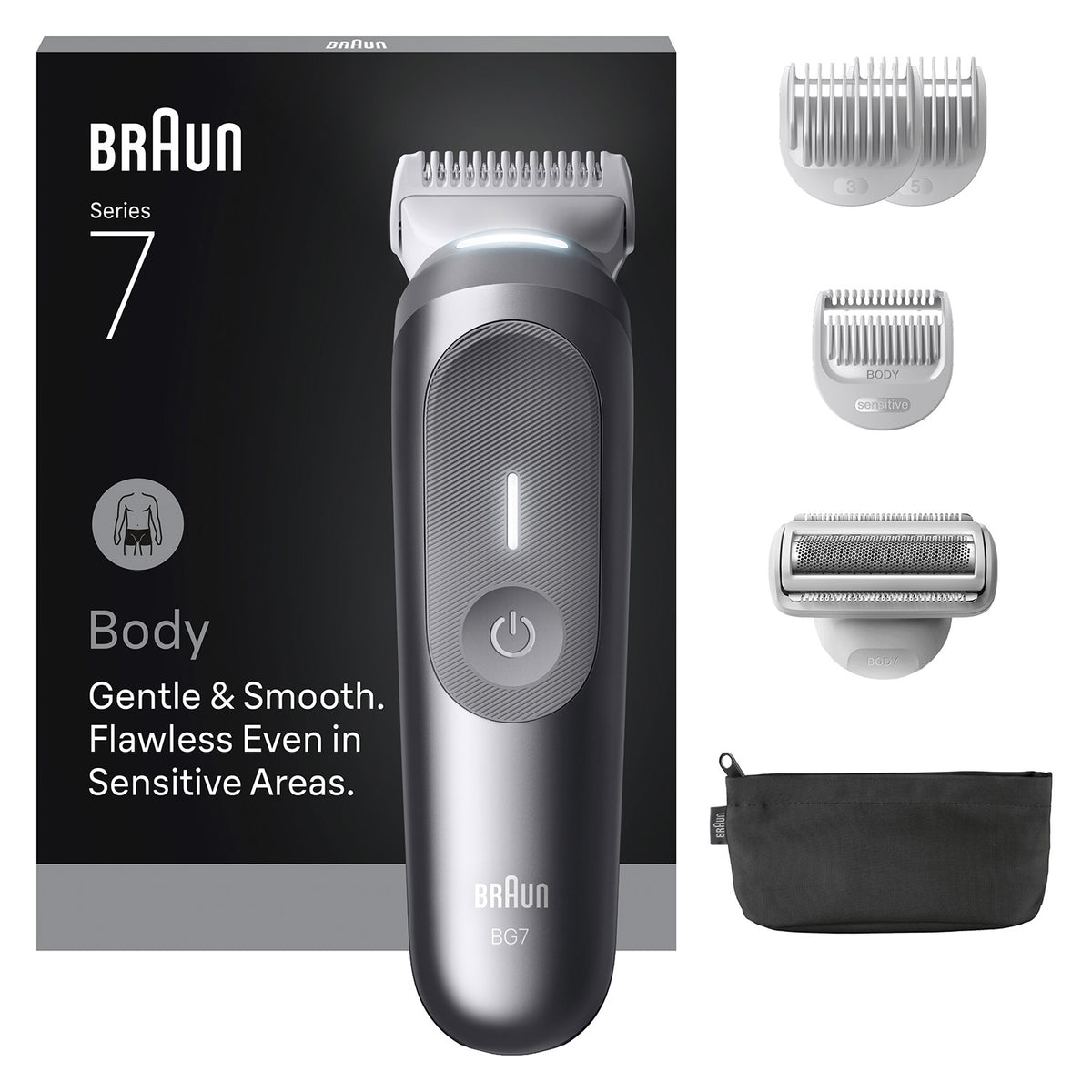 Braun Series 7 BG7550 afeitadora corporal Gris