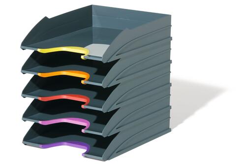 Durable VARICOLOR Juego de bandejas para cartas