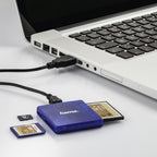Hama 00124131 lector de tarjeta USB 2.0 Azul (5)