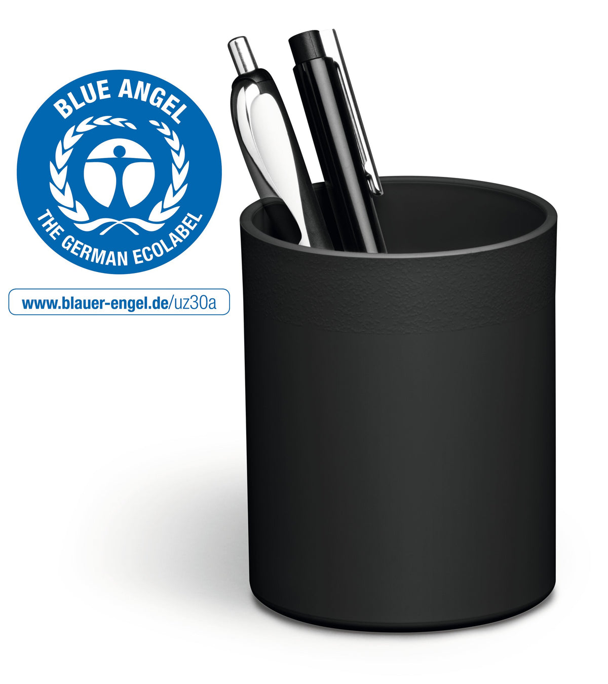 Durable ECO Portalápices Plástico reciclado Negro