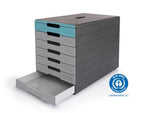 Durable IDEALBOX PRO 7 Plástico Azul, Rojo