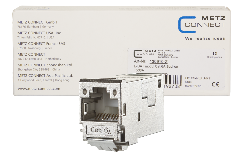 Metz Wire Connector Rj-45 Metallic 130910-Z