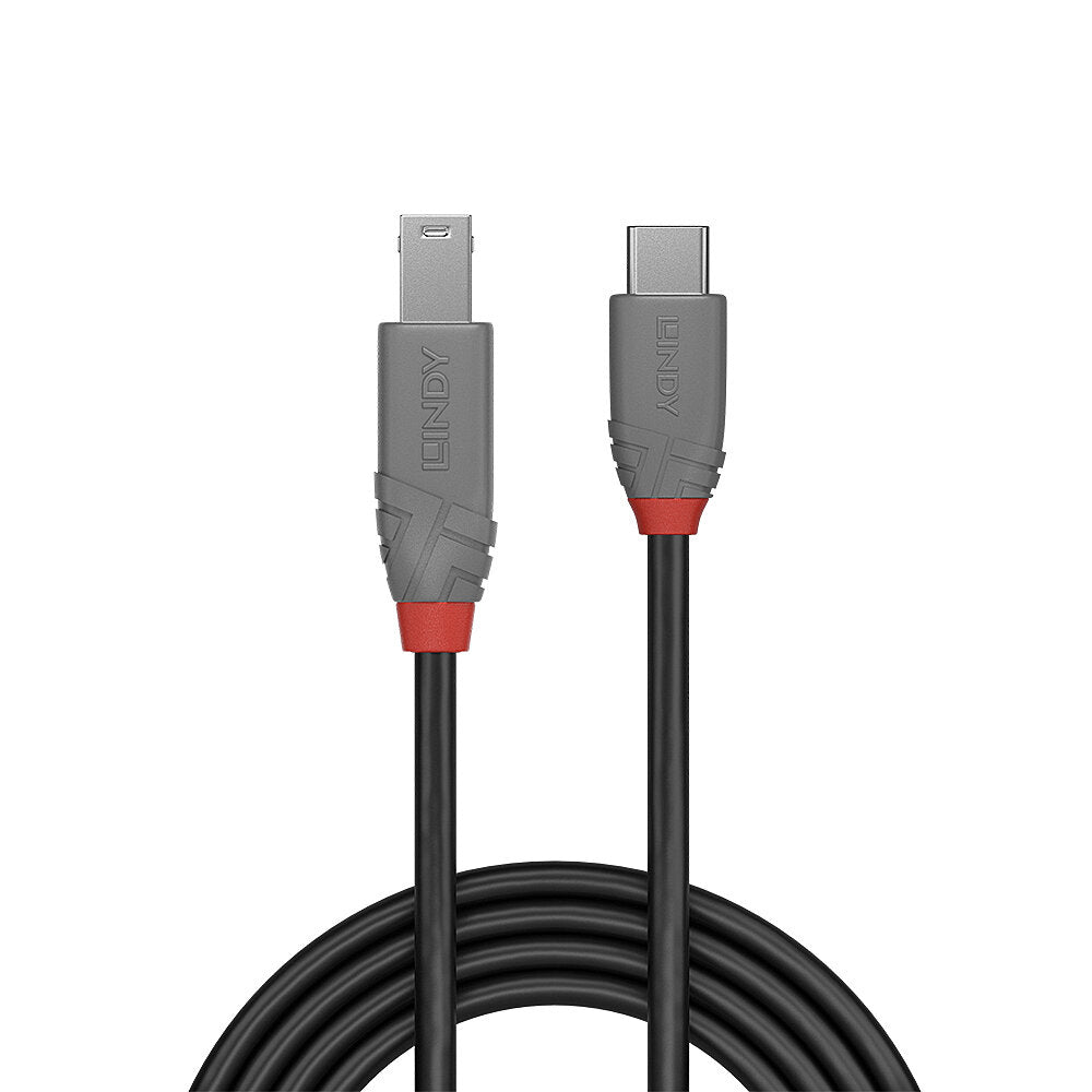 Lindy 36665 cable USB USB 3.2 Gen 1 (3.1 Gen 1) 0,5 m USB C USB B Negro (3)