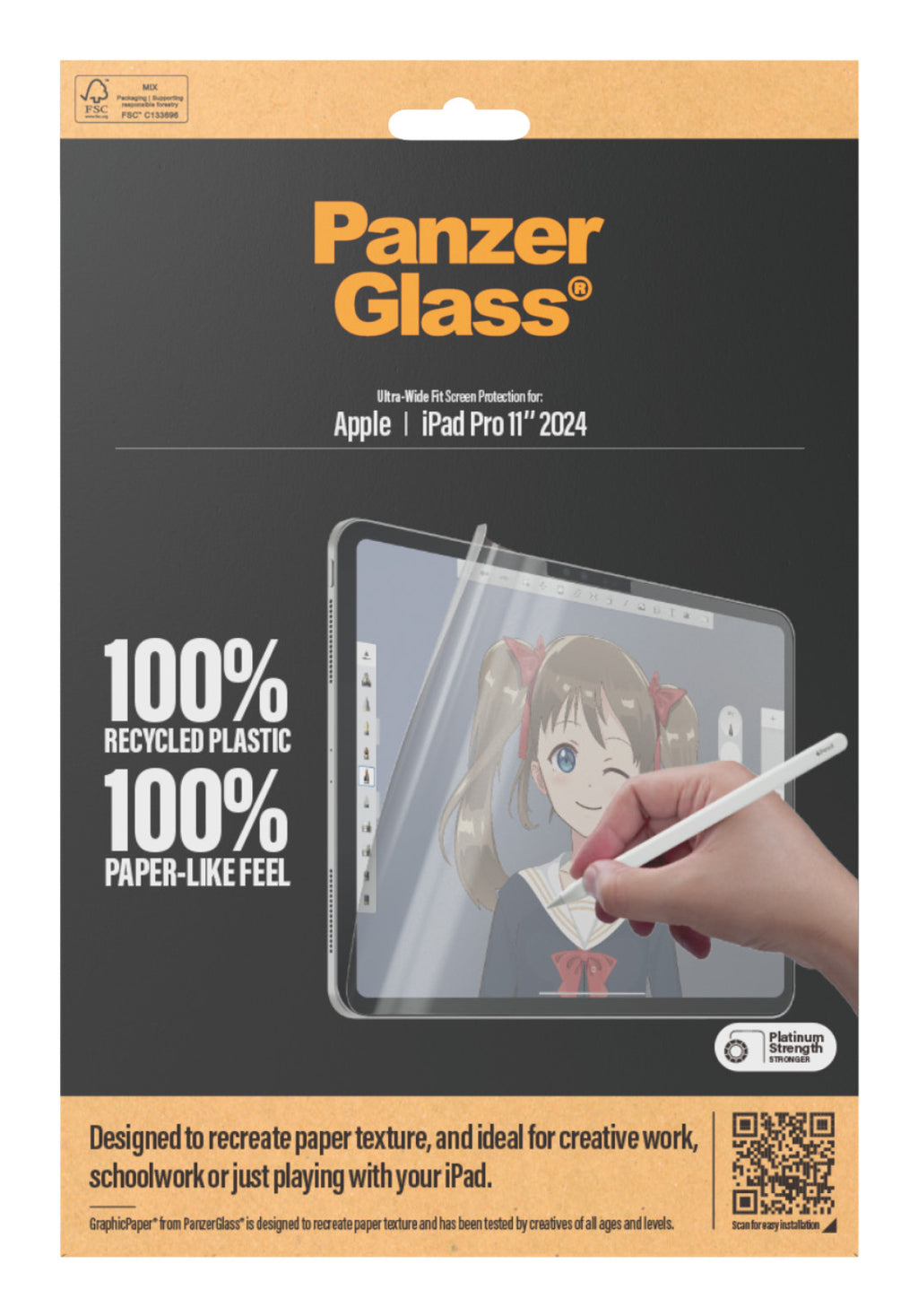 PanzerGlass ® GraphicPaper® Screen Protector iPad Pro 11'' (2024-2025)
