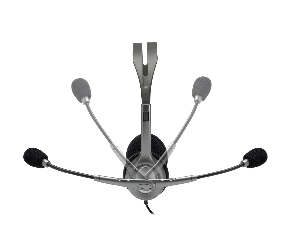 Logitech H110 Auriculares Alámbrico Diadema Oficina/Centro de llamadas Gris (981-000271-411734)