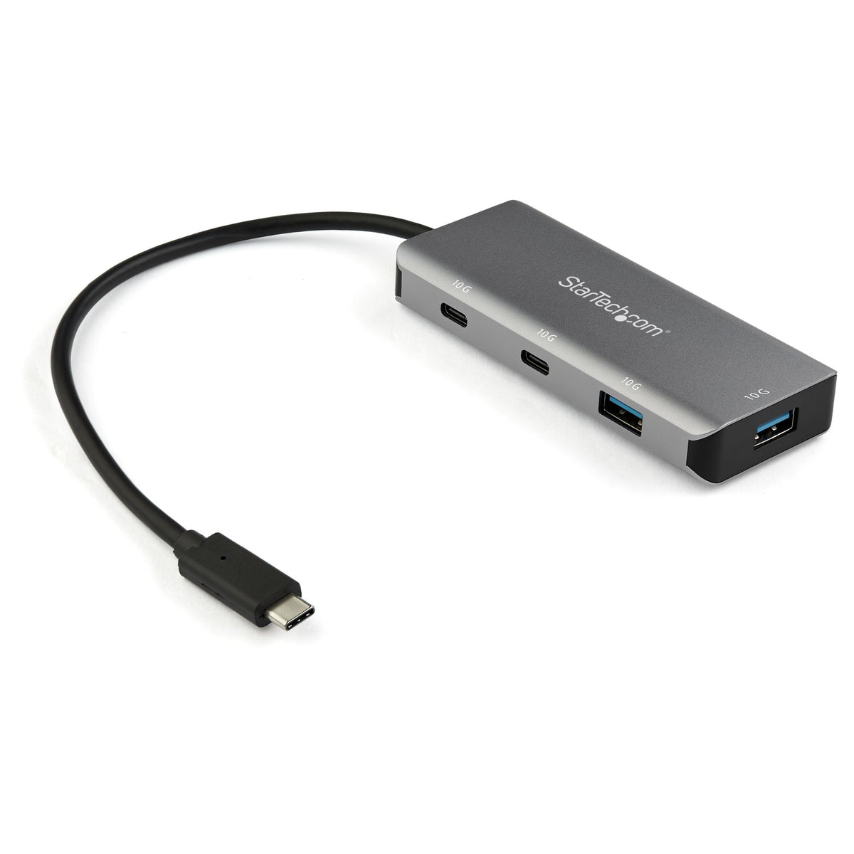 StarTech.com HB31C2A2CB hub de interfaz USB 3.2 Gen 2 (3.1 Gen 2) Type-C 10000 Mbit/s Negro, Gris