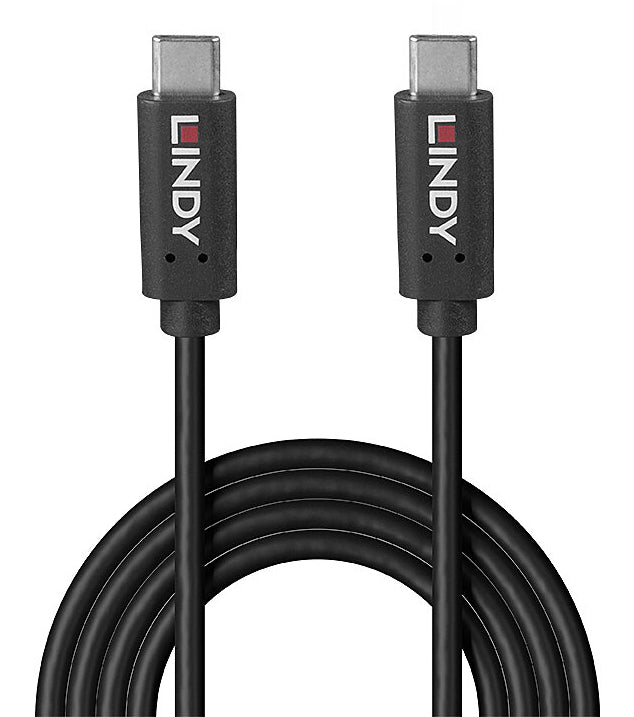 Lindy 36975 cable USB USB 3.2 Gen 2x2 0,5 m USB C 20 Gbit/s 100 W Negro (2)