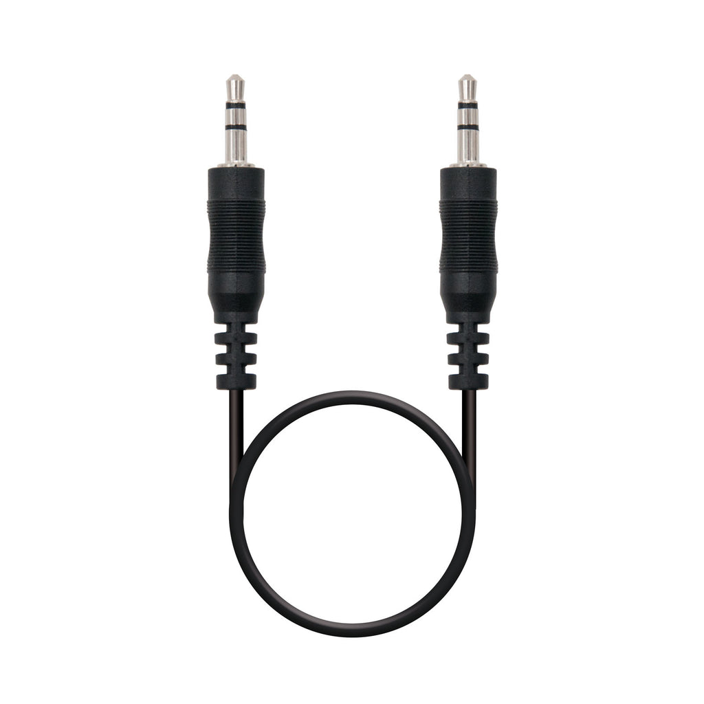 Nanocable 10.24.0103 cable de audio 3 m 3,5mm Negro (2)