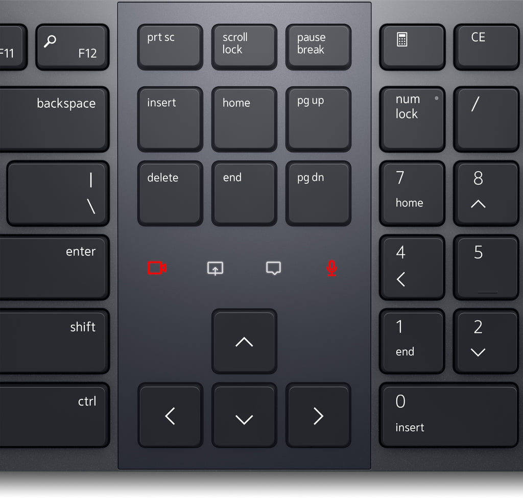 DELL KB900 teclado Oficina RF Wireless + Bluetooth Checa, Eslovaco Grafito (6)