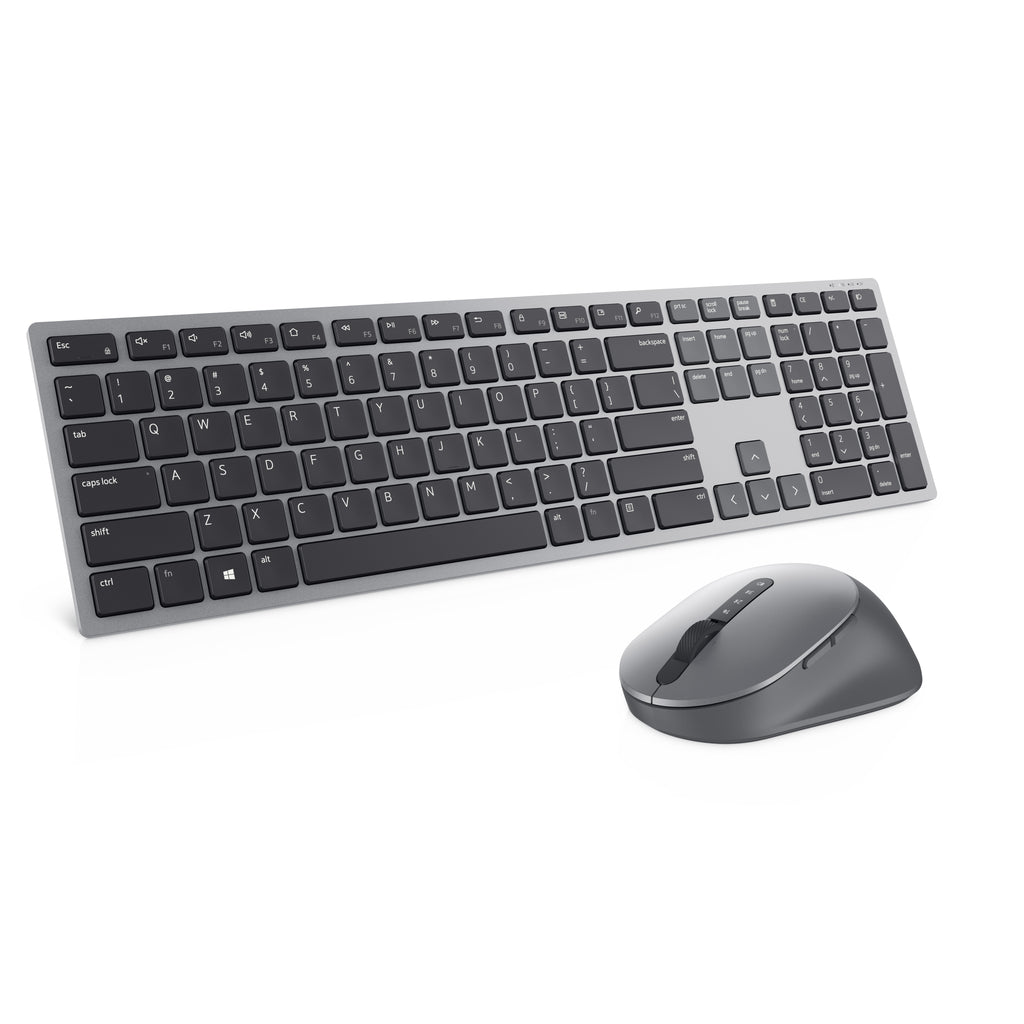 DELL KM7321W teclado Ratón incluido Oficina RF Wireless + Bluetooth Checa, Eslovaco Gris, Titanio (8)