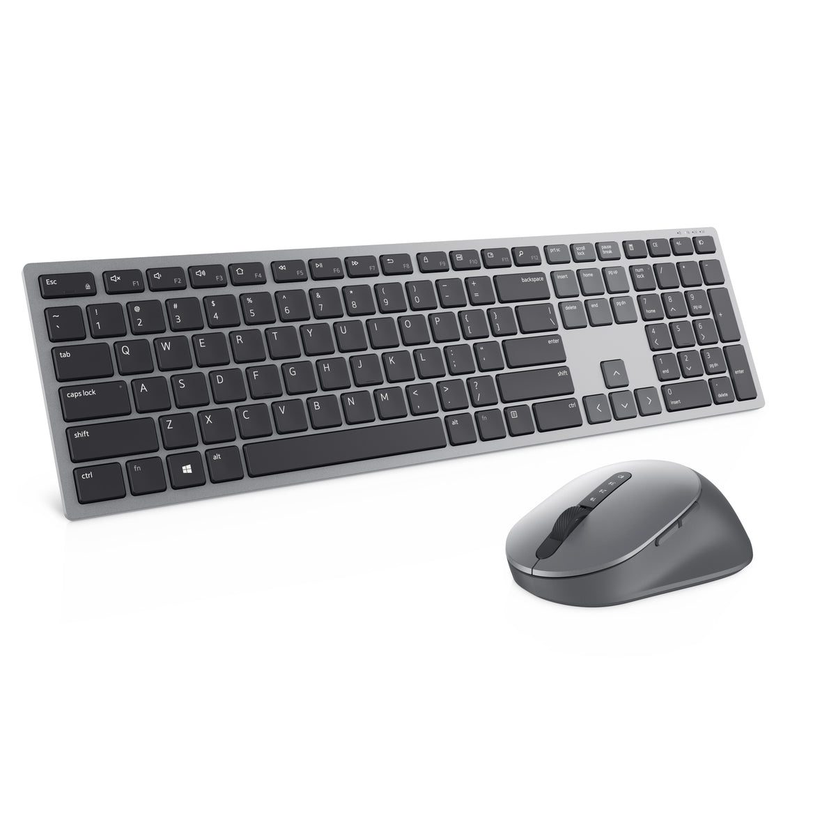 DELL KM7321W teclado Ratón incluido Oficina RF Wireless + Bluetooth Checa, Eslovaco Gris, Titanio (8)