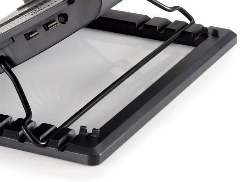 Conceptronic CNBCOOLSTAND1F almohadilla fría 43,2 cm (17") Negro (2)