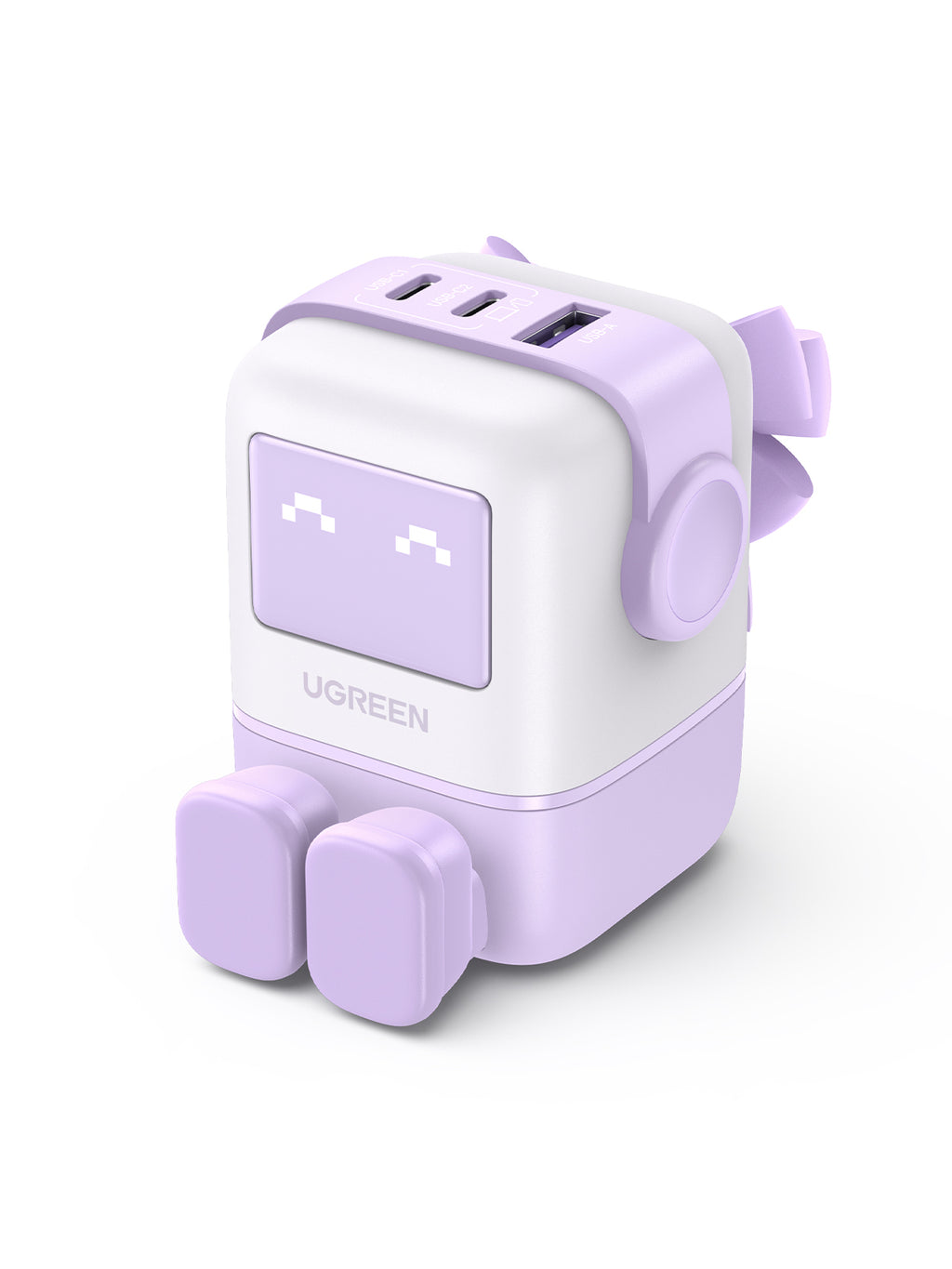 Ugreen USB-A+2C 65W UNO GAN CHARGER Ordenador portátil, Teléfono móvil, Portátil, Tableta, Ver Corriente alterna, USB Interior