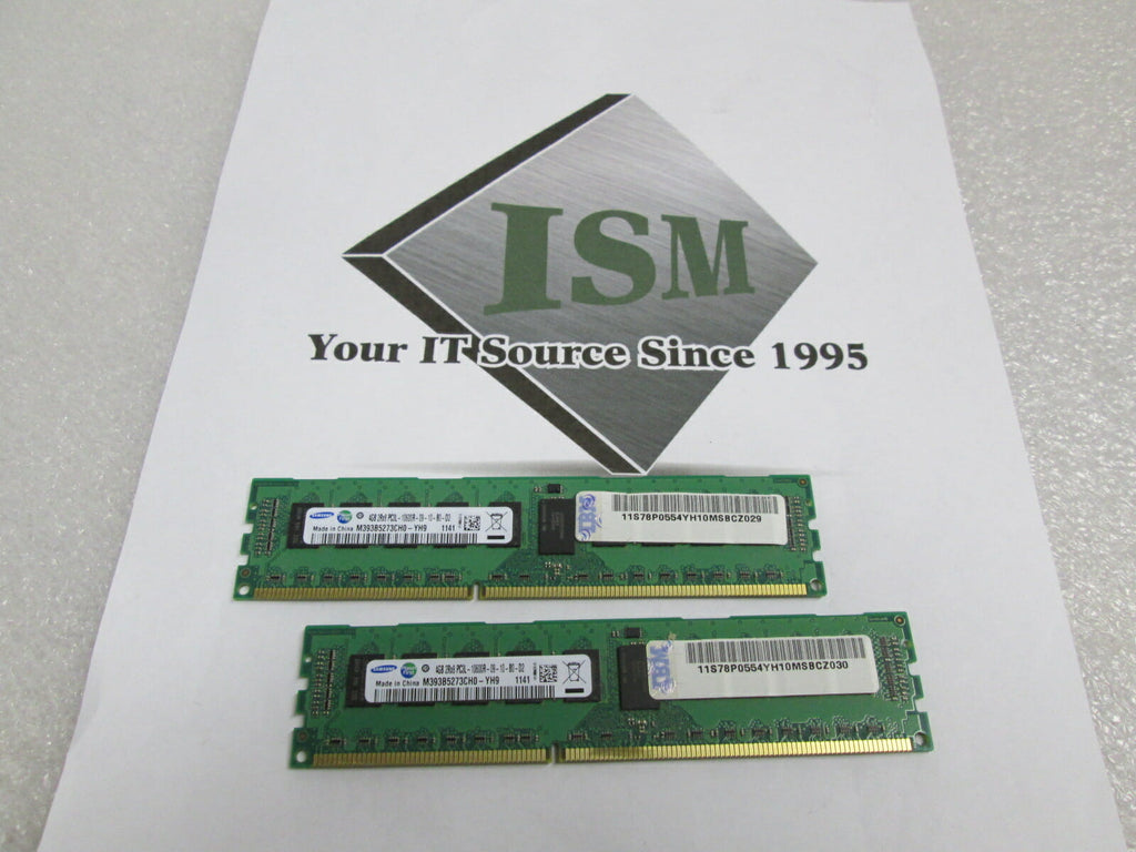 IBM Memoria de 8GB (2x4GB) 1066MHz 78P0554-RFB – Reacondicionado