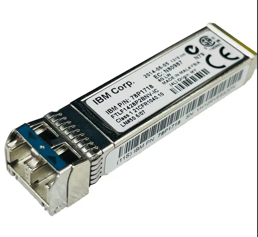 IBM 8Gb FC LW SFP Transceiver 78P1718-RFB – Reacondicionado