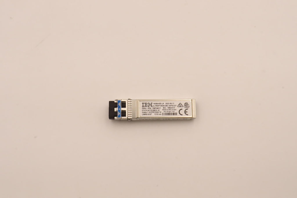 IBM 10GBASE-LR SFP+ Transceiver 78P3817-RFB – Reacondicionado