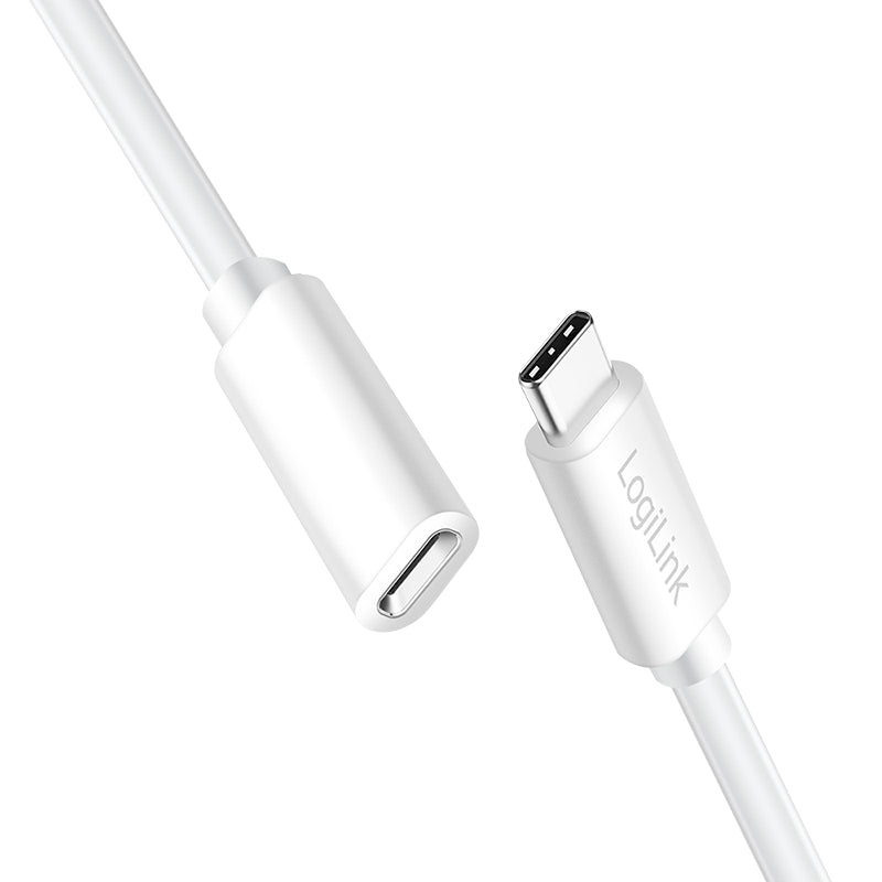 LogiLink CU0221 cable USB USB 2.0 2 m USB C 0,48 Gbit/s 100 W Blanco (3)