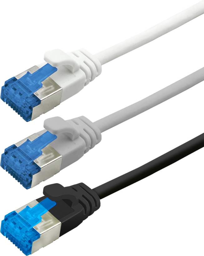 Cable patch RJ45 U/FTP Cat6a 0,5 m gris (3)