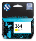 HP 364 Yellow Original Ink Cartridge cartucho de tinta 1 pieza(s) Rendimiento estándar (2)