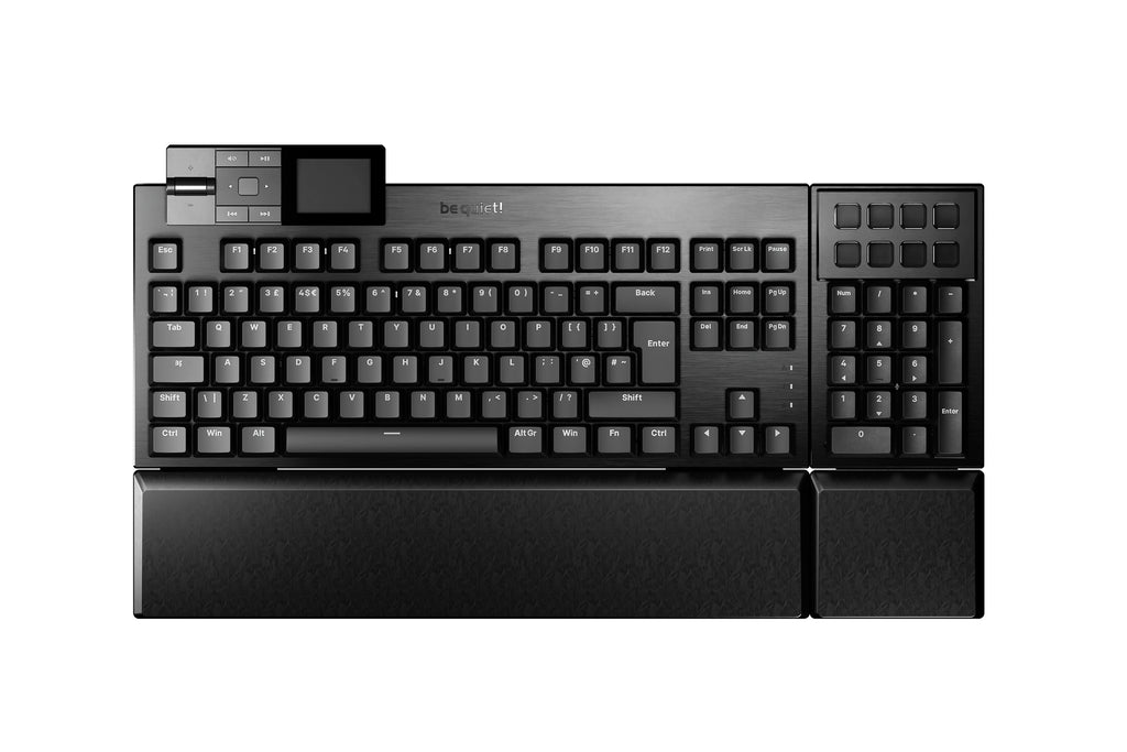 be quiet! Dark Mount Silent Linear UK ISO teclado Juego USB QWERTY Inglés del Reino Unido Negro (2)